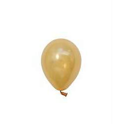Mini balão látex 5 - Ouro (unidade)
