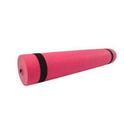 Tapete Yoga Mat Pilates e Exercícios PVC 4mm Acte Sports T10R - Rosa