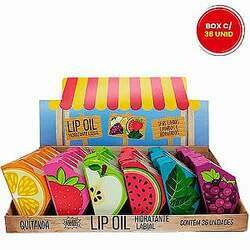 Lip Oil Hidratante Labial Quitanda Super Poderes - Box c/ 36 unid