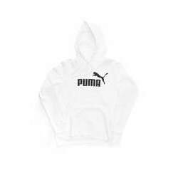 Blusão Puma Moletom Feminino Hoodie Canguru Essentials 586788 02 Branco