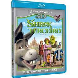 Combo - Shrek Terceiro (Blu-ray 3d Blu-ray) 2 Discos