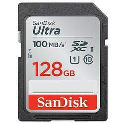 Cartão de Memória SanDisk SDXC Ultra 128GB 100 MB/s
