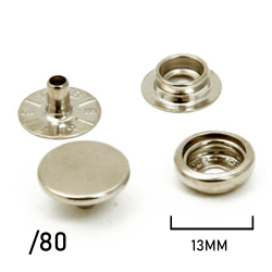 Botão de Pressão - Dallmac - Ferro - 13mm - C/200und - Ref: 150/80