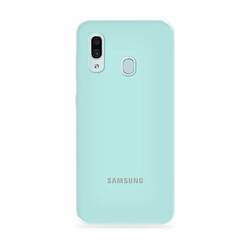 Silicone Case Azul Claro para Galaxy A30 - 99Capas