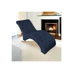 Espreguiçadeira Relaxante para Descanso P02 Corano Azul Marinho - Amarena Móveis