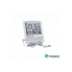 Termo-Higrômetro Digital Temperatura Interna e Externa e Umidade Interna (7663 02 0 00) - Incoterm