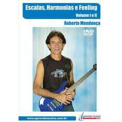 DVD Escalas, Harmonias e Feeling Vol 1 e 2 Roberto Mendonça