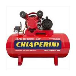 Compressor de Ar Chiaperini Red 10 Pés 110 Litros 2 Cv Monofásico 110/220v - Média Pressão