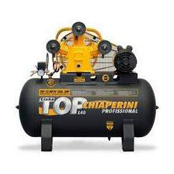 Compressor de Ar Média Pressão Chiaperini Top 15 Pés 150 Litros 3 Cv Monofásico 110/220v