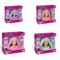 Boneca Barbie Busto Cabeleireira Mini - Pupee