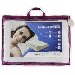 Travesseiro Cervical de Látex Contour Latexlux Theva
