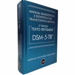 Livro Manual Diagnóstico e Estatístico de Transtornos Mentais DSM-5-TR, 5ª Edição 2023, Com Marcadores Coloridos