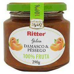 Geleia 100%fruta de Pêssego e Damasco 290g