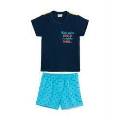 Pijama Infantil Masculino Lua Encantada Algodão Família