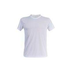Kit 5 Camisetas Tradicional Poliéster Branca Para Sublimação Tam M