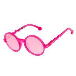 Óculos de Sol Infantil Disney Pool Party Minnie Redondo Rosa