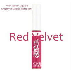 Avon Batom Líquido Creamy D'Licious Matte Red Velvet 4ml