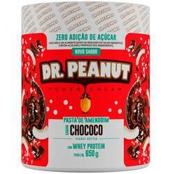 Pasta de Amendoim Sabor CHOCOCO com Whey Protein Isolado 650g Dr Peanut