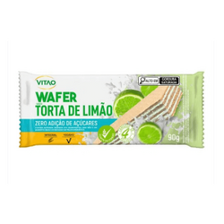 Wafer Integral Vegano Zero Adição de Açúcar Torta de Limão Vitao 90g