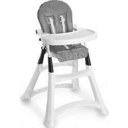 Cadeira Alta Premium de Bebê para Alimentação Grafite - Galzerano