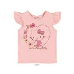 Blusa Infantil Bebê Hello Kitty Manga Curta 0850 87271