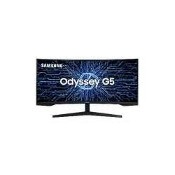 Monitor Gamer Curvo Samsung Odyssey 34 Ultra WQHD Série G5 HDMI, Display Port, Freesync Premium, LC34G55TWWLXZD 165Hz 1ms