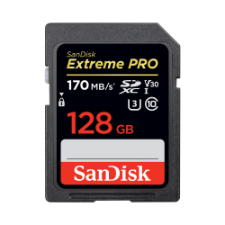 Cartão de Memória SDXC Sandisk Extreme PRO 128GB UHS-I 170MB/s