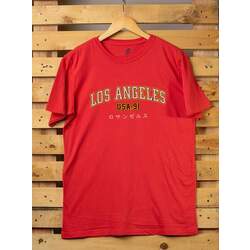 Camiseta Los Angeles USA - Vermelha