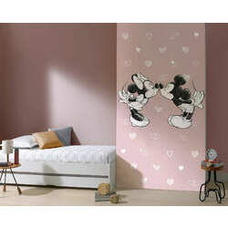Tecido de Parede Vertical Disney Mickey e Minnie Love 2,90m x 1,44m