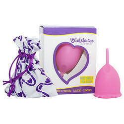 Coletor Menstrual ROSA fácil pegada TIPO A - Violeta Cup