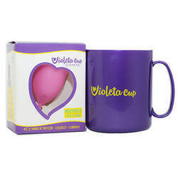 Kit Coletor Menstrual ROSA TIPO A Caneca Violeta Cup