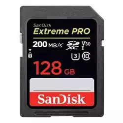 Cartão Sandisk SD 128GB 200mb/s Extreme PRO