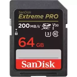 Cartão Sandisk SD 64GB 200mb/s Extreme PRO