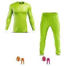 Conjunto Camisa Segunda Pele e Calça Adstore Masculino Neon