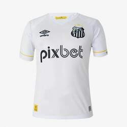 Camisa Masculina Umbro Santos Oficial 1 2023 (Classic S/N)