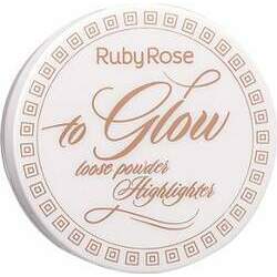 RUBY ROSE Pó Iluminador To Glow HB-7227 cor 5 Hottie