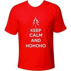 Camiseta Natal Keep Calm and Hohoho