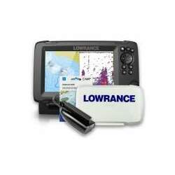 GPS Sonar Lowrance Hook Reveal 7 ROW c/ Capa e Carta Náutica