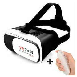 Óculos de Realidade Virtual VR Case RK3PLUS com Controle Remoto