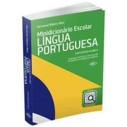 Livro Minidicionário Escolar - Língua Portuguesa com QR Code - Editora DCL