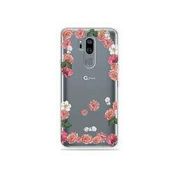 Capinha (transparente) para LG G7 ThinQ - Pink Roses