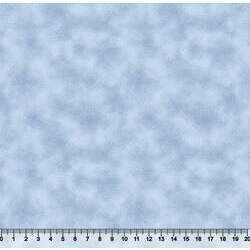 Tecido Tricoline Coleção Composê Ideal Azul Claro - Manchado/Poeirinha - 100% Algodão - Largura 1,50m