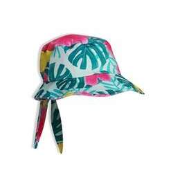 chapéu praia floral tropical kids com proteção uv50