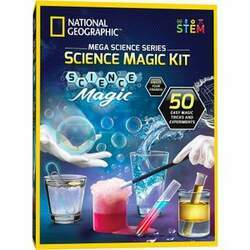 NATIONAL GEOGRAPHIC Kit com 20 Truques de Mágicas e mais de 50 Peças para Crianças