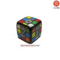 Dado temático colecionável cubo colorido 6 lados numérico 20mm