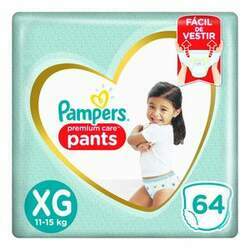 Fralda Pampers Pants Premium Care XG 64 unidades