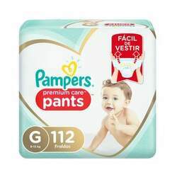Fralda Pampers Premium Care Pants G 112 Unidades