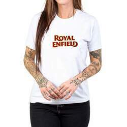 Camiseta Royal Enfield Branca - UNISSEX