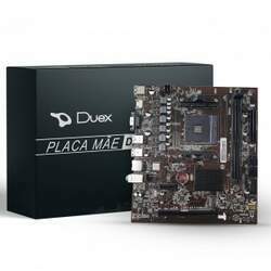 Placa Mãe Duex DX A320ZG M 2 para AMD AM4, DDR4, uATX