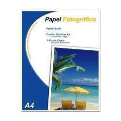 Papel Fotográfico Textura Pérola - A4 - 200g - 20 folhas